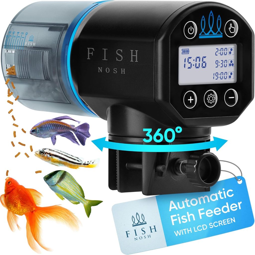 automatic guppy fish feeder